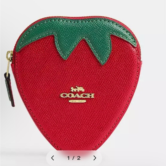 - Coach Strawberry Coin pouch - Picture 1 of 5